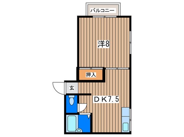 ハイムア－キテクチャ－の物件間取画像